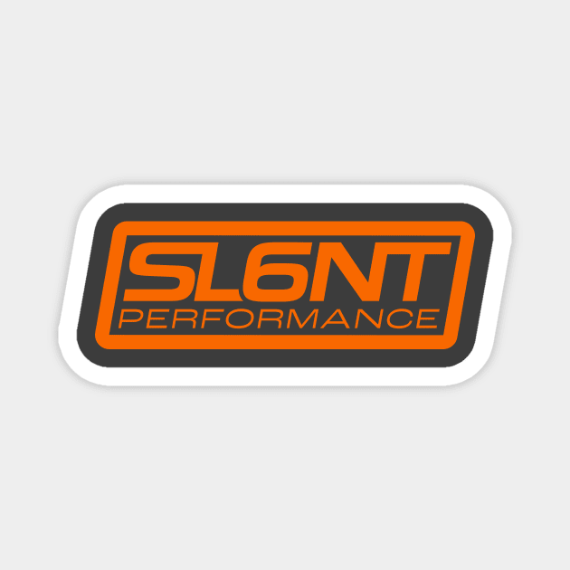 Slant 6 Performance (Orange + Asphalt) Magnet by jepegdesign