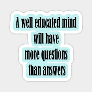 A well educated mind - good teacher ideas Magnet