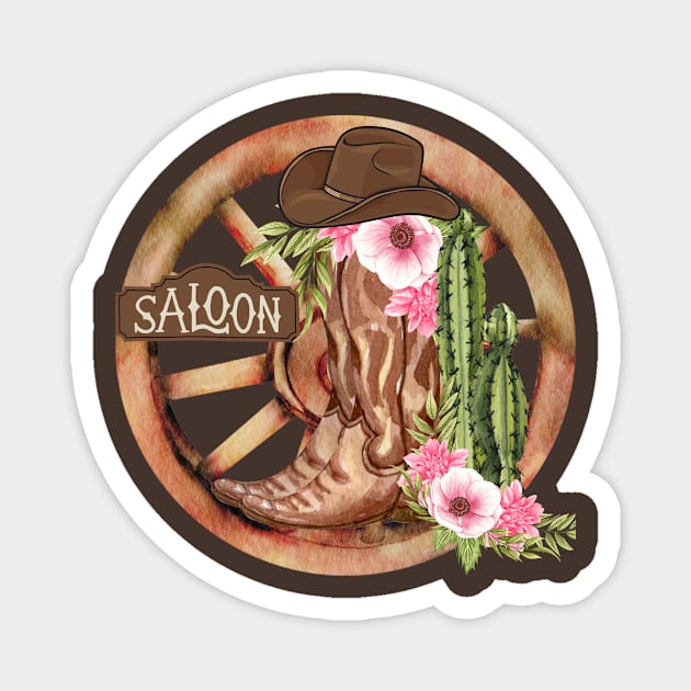 saloon Magnet by Joy-Graphix