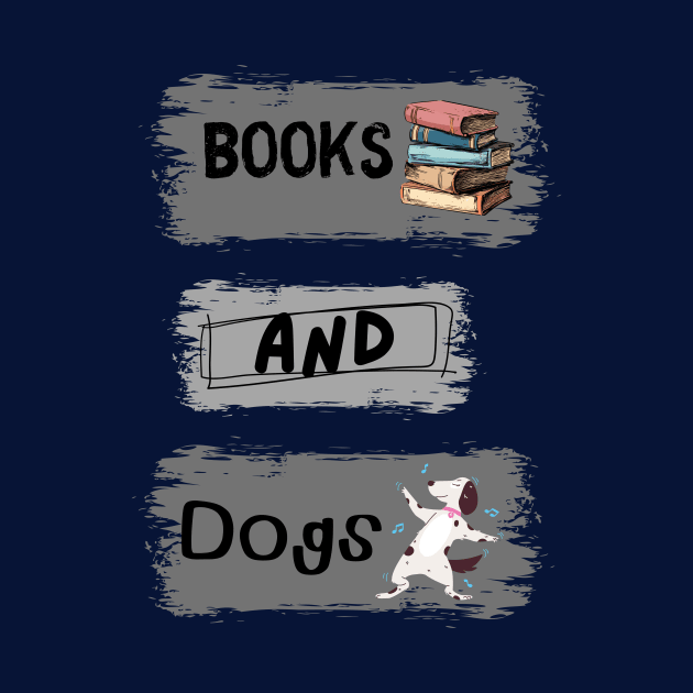 Books and Dogs by Createdreams