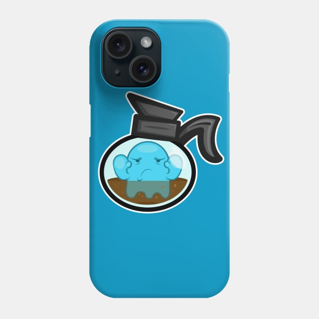 CUTE HALLOWEEN GHOST IN COFFEE POT Phone Case by CoySoup