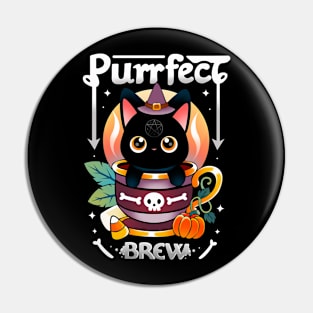 Purrfect Brew Pin