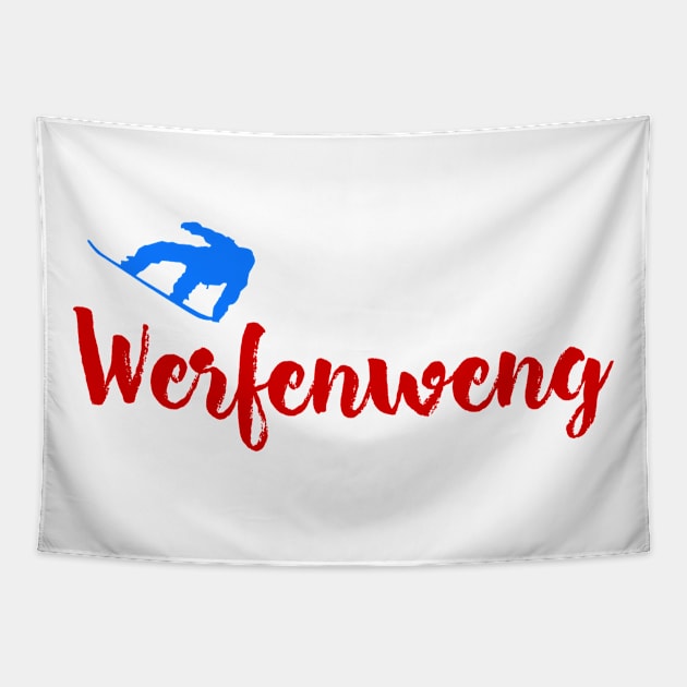 Werfenweng Ski & Snow Tapestry by ArtDesignDE