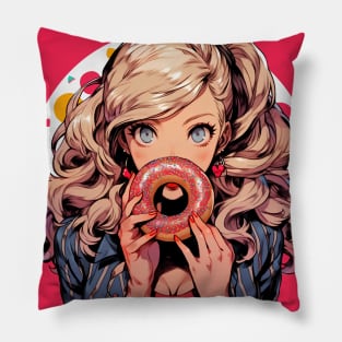 ann donut Pillow