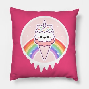 Unicone Unicorn Ice Cream Cone Pillow