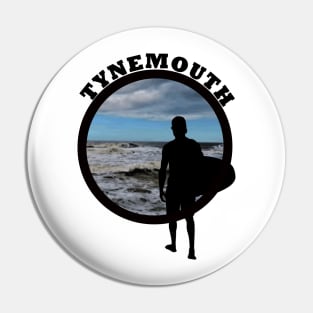 Tynemouth Surfer Male Pin