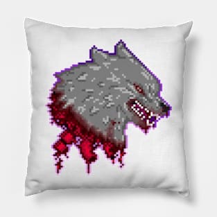 Wolf Head Pillow