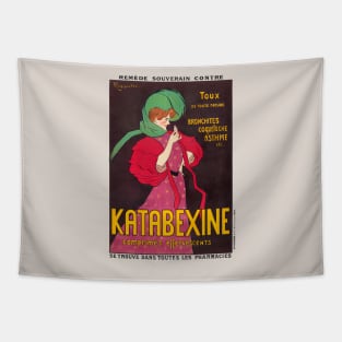 Katabexine Remedy France Vintage Advertising Poster 1903 Tapestry