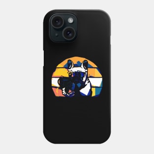 French bulldog Pistol Phone Case