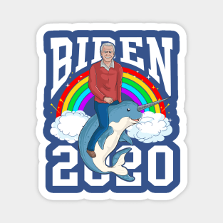 Joe Biden 2020 Election Narwhal Democrat Magnet