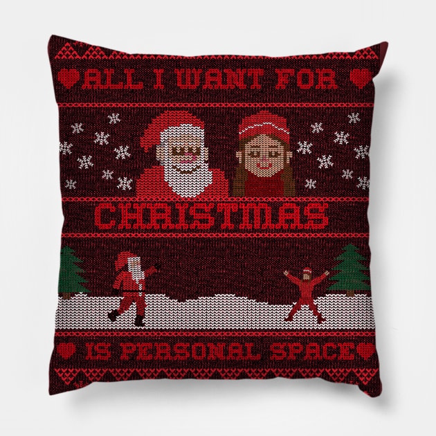 All I Want For Christmas Is... Pillow by TeachUrb