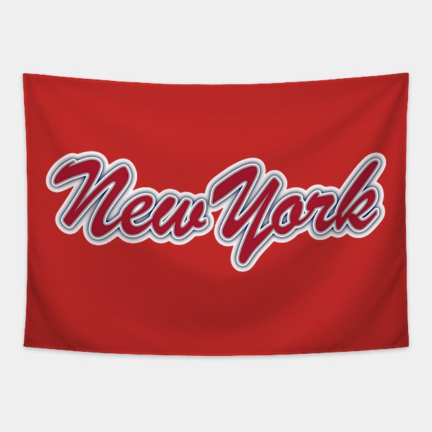 Football Fan of New York Tapestry by gkillerb