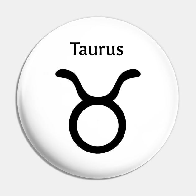 Taurus zodiac sign merchandise Pin by maddiesldesigns