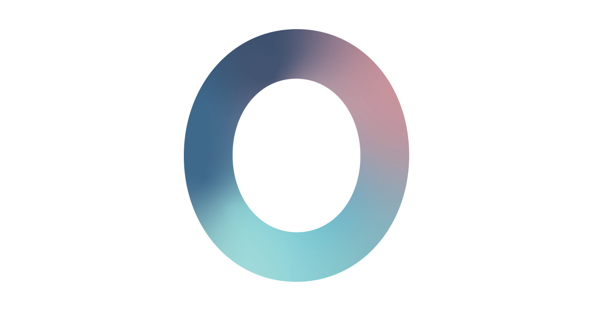 Gradient Letter O Initial Alphabet Monogram O T Shirt TeePublic