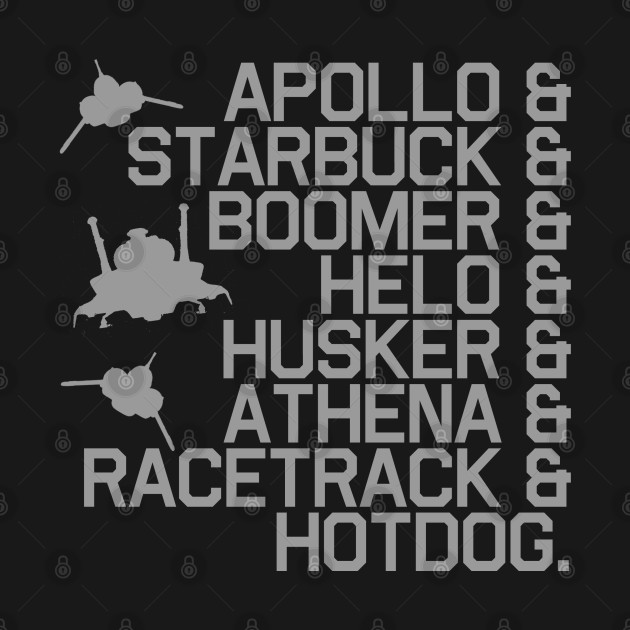 Discover BSG Callsigns - Battlestar Galactica - T-Shirt