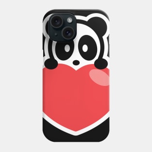 Valentine Heart Panda Bambu Brand Valentines Day Love Phone Case