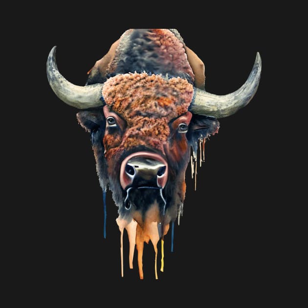 Buffalo Art by iZiets