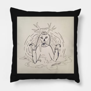 The Witch in the Woods Pillow