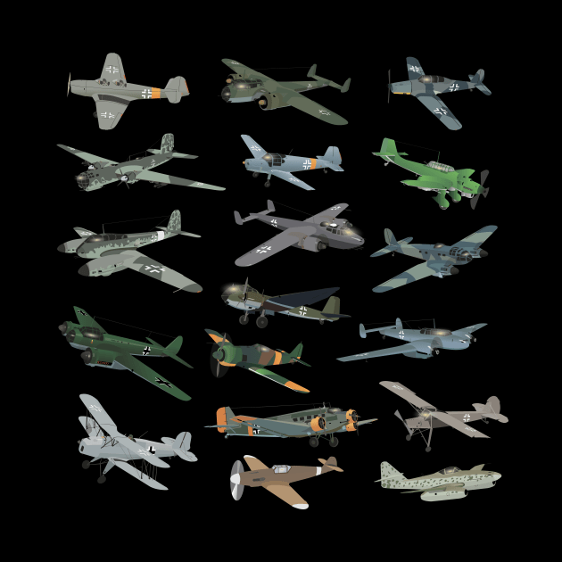 Various German WW2 Airplanes by NorseTech