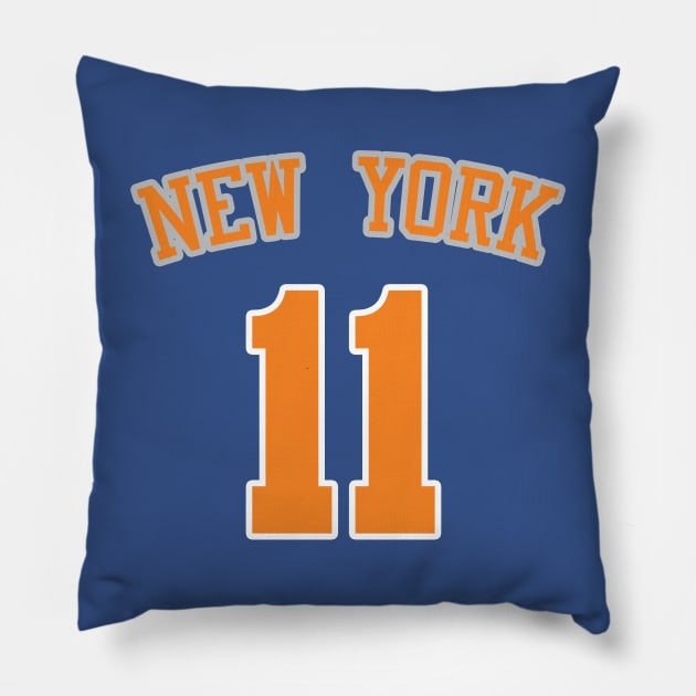 Jalen Brunson New York Knicks Pillow by IronLung Designs