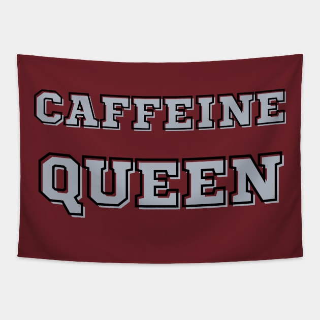 Caffeine Queen Tapestry by This Fat Girl Life