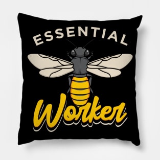 Essential Worker Beekeeping Beekeeper Pillow