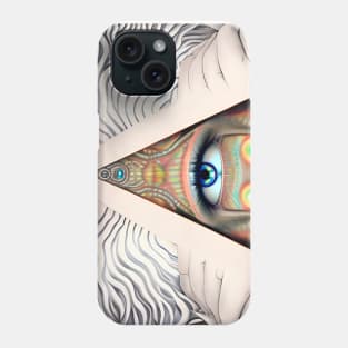 Illuminated Vision (5) - Trippy Psychedelic Eye Phone Case