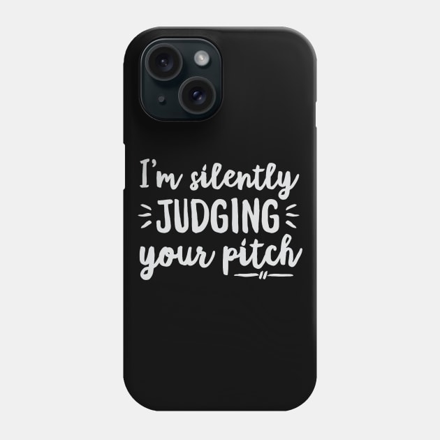 Singing Teacher Vocal Coach Choir Director T-Shirt Pitch Phone Case by Sharilyn Bars