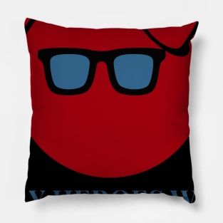 Only Heroes Wear Glasses Pillow