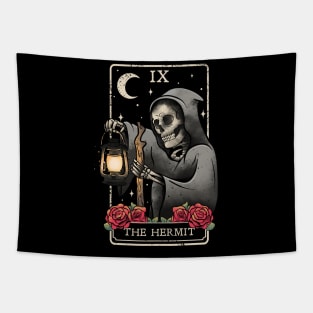 The Hermit Tarot Card Occult Witchcraft Esoteric Goth Gothic Tapestry