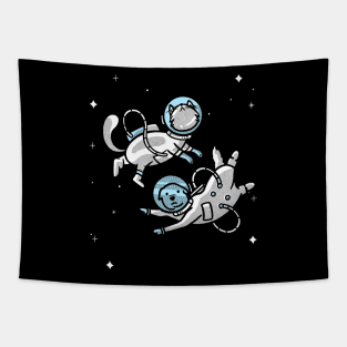 Pets In Space Tapestry