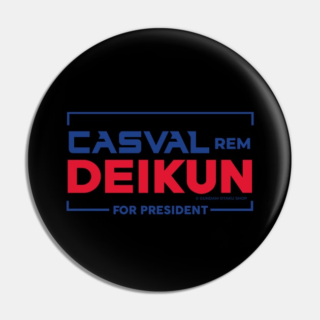 Casval Deikun Campaign Pin by Gundam Otaku Shop