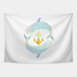 white whale Tapestry