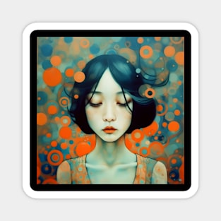 Surreal Girl Magnet