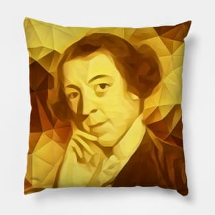 Horace Walpole Golden Portrait | Horace Walpole Artwork 9 Pillow