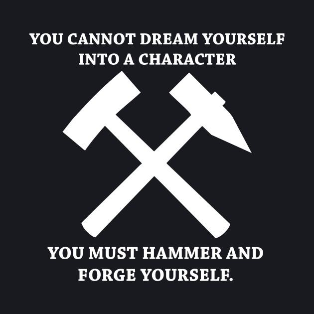 Forge Gift Idea Blacksmith Quote Hammer Baseball T Shirt