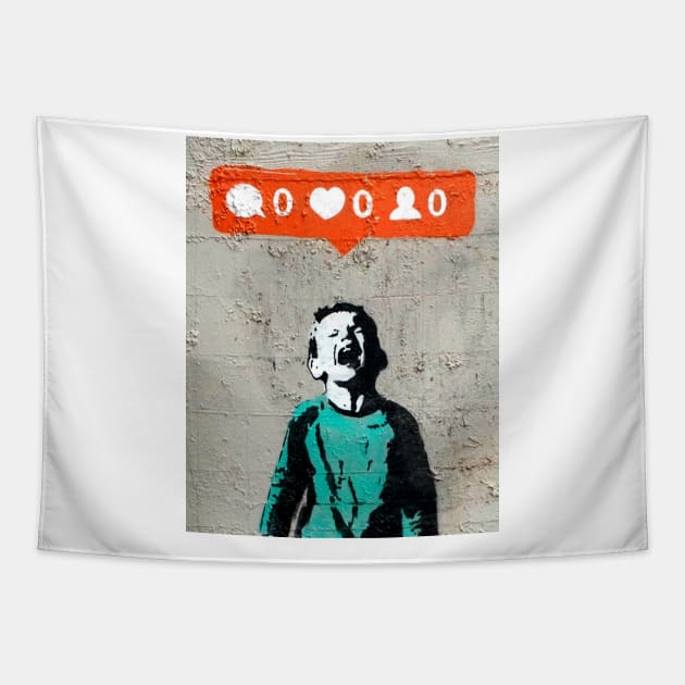 Banksy Banksy Tapestry TeePublic