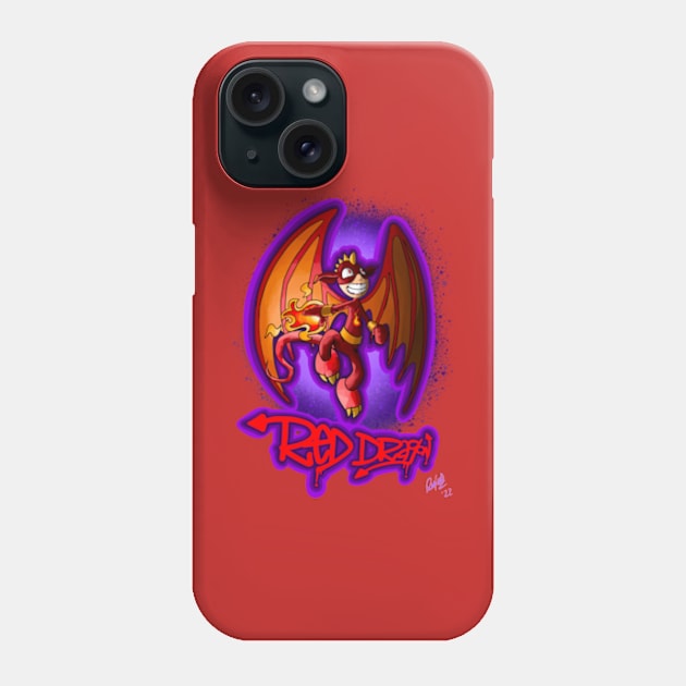 Red Dragon Phone Case by Rufus Cribbles