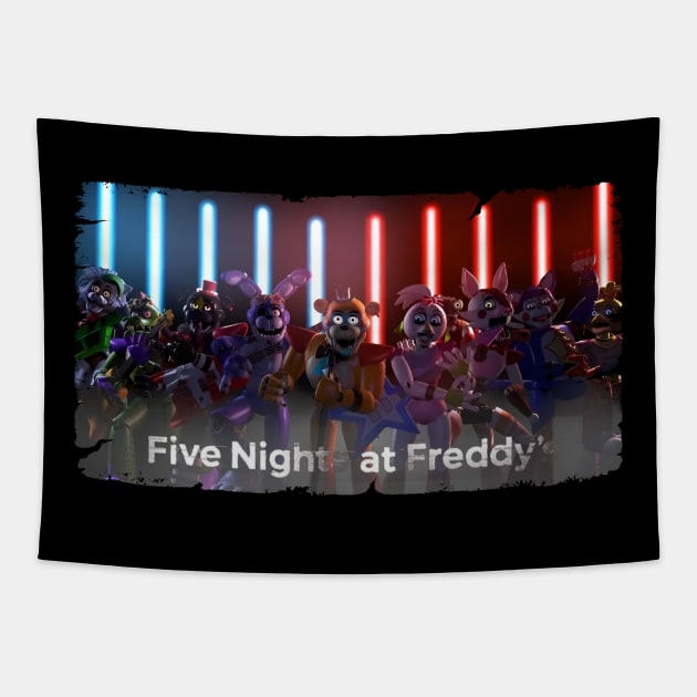 five nights at freddy's Tapestry by ILLUSTRATION FRIEND