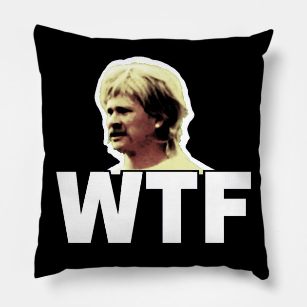 WTF GUY Pillow by thedeuce