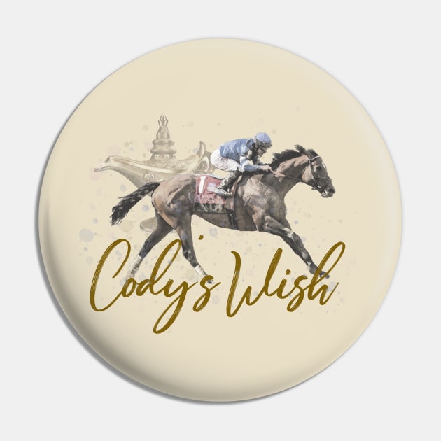 Cody's Wish 2023 Horse Racing Design Pin by Ginny Luttrell