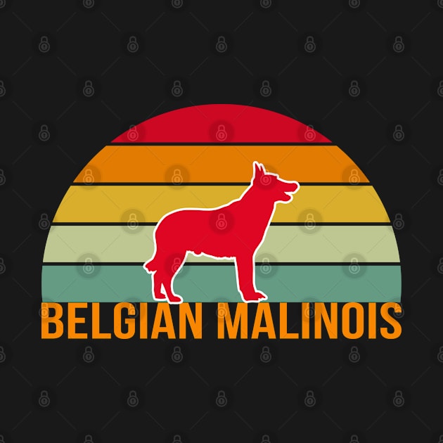 Belgian Malinois Vintage Silhouette by seifou252017