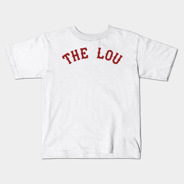 darklordpug The Lou || Retro St Louis Fan Tribute Kids T-Shirt