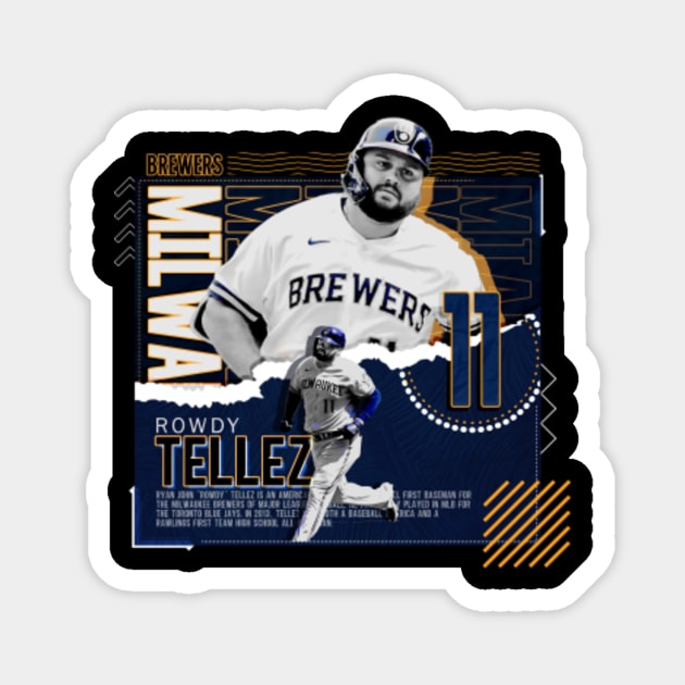 Rowdy Tellez Milwaukee Let's Get Rowdy - Rowdy Tellez - T-Shirt