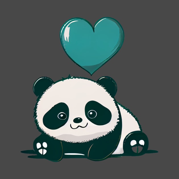 Kawaii Cute Panda by Pixy Official