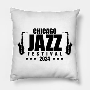 Chicago Jazz Festival 2024 Pillow