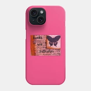 books and butterflies Phone Case