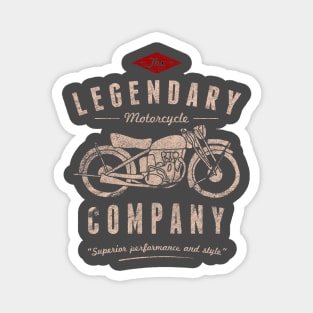 The Legendary motorcycle company distressed Magnet