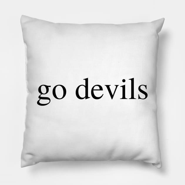 go devils Pillow by delborg