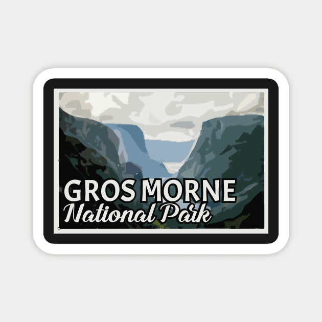 Gros Morne National Park || Newfoundland and Labrador || Gifts || Souvenirs || Clothing Magnet by SaltWaterOre